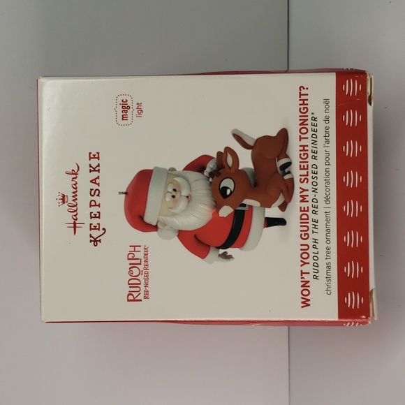 Hallmark 2017 - Won't You Guide My Sleigh Tonight Ruldolph- New In Box - Picture 1 of 1